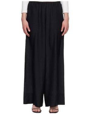 St. Agni Elastic Waist Casual Trousers - Black