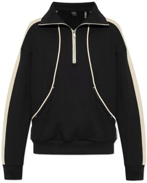 Moose Knuckles Zip-Detail Sweatshirt - Black