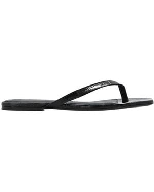 TOTEME Square-Toe Flip-Flops - White