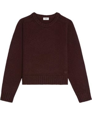 Celine Crewneck Jumper - Purple