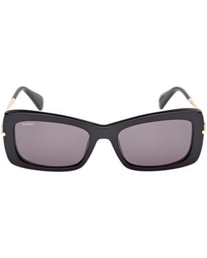 Max Mara Rectangular Frame Sunglasses - White