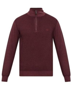 Etro High-Neck Long-Sleeved Knitwear - Purple