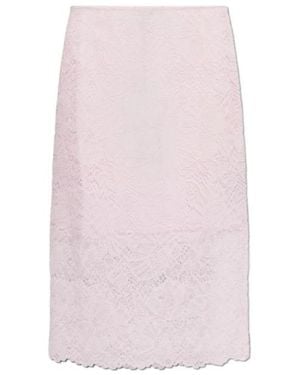 ROTATE BIRGER CHRISTENSEN Patterned Midi Skirt - Pink