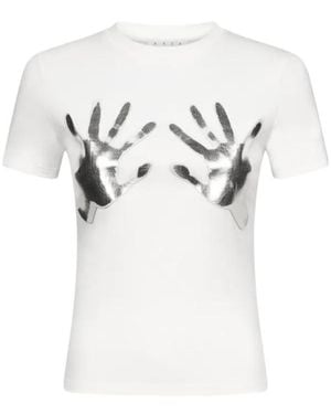 Area Handprint T-Shirt - White