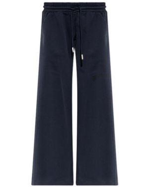 Off-White c/o Virgil Abloh Drawstring-Waist Athletic Trousers - Blue