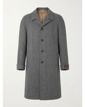 Gucci Single-Breasted Coats - Grey