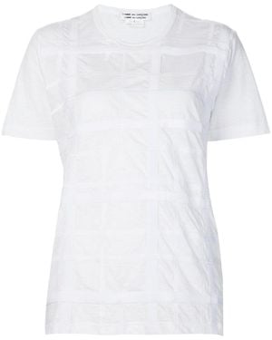 Comme des Garçons Comme Des Garçons Comme Des Garçons Openwork Sleeveless Top - White