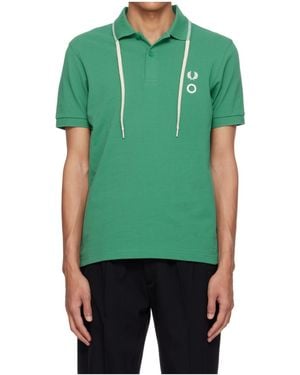 Craig Green X Fred Perry Collaboration Drawstring Polo Shirt - Green
