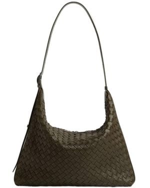 Bottega Veneta Intrecciato Zipped Hobo Bag - Multicolour