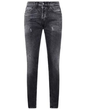 Dondup George Distressed Skinny Jeans - Blue