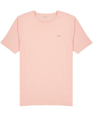 Paul Smith Logo Crew Neck T-Shirt - Pink