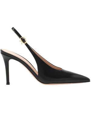 Gianvito Rossi Robbie 85Mm Slingback Court Shoes - Multicolour