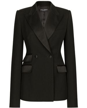 Dolce & Gabbana 'Dolce' Tuxedo Blazer - Black