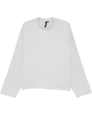 Entire studios Round Neck Long Sleeve T-Shirt - White