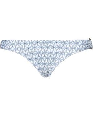 Tory Burch Geometric Print Bikinis - Blue