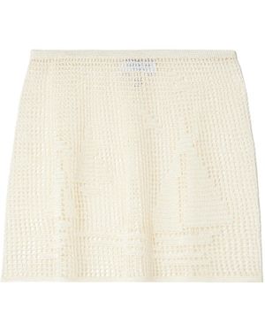 Calle Del Mar Crocheted Mini Skirt - Natural