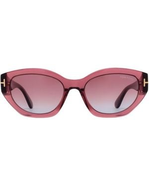 Tom Ford Eyewear Geometric Frame Sunglasses - Pink