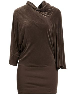 Rick Owens Long Sleeves Tops - Brown