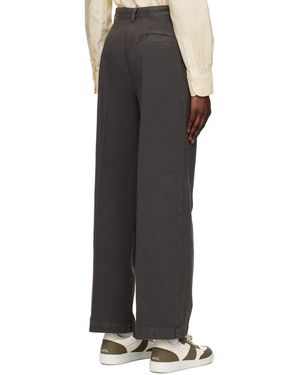 A.P.C. Tressie Pleated Detail Casual Pants - Gray