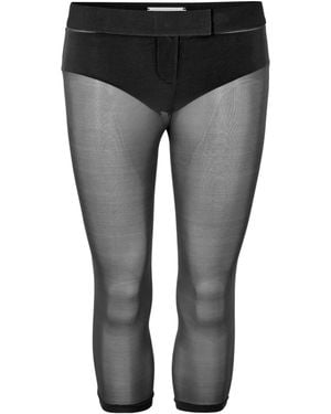 Magda Butrym Solid Color Leggings - Gray