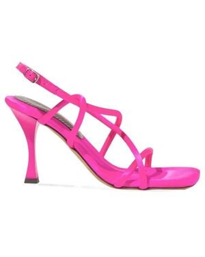 Proenza Schouler Square Strappy Sandals - Pink