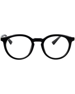 Bottega Veneta Eyewear Round Frame Glasses - White