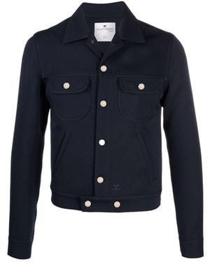 Courreges Courrèges Twill Trucker Jacket - Black
