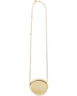 JOSEPH Bean Pendant Necklace - White