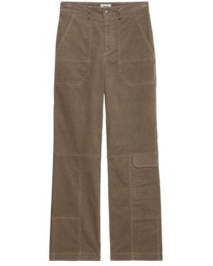 Zadig & Voltaire Pepper Corduroy Straight Trousers - Multicolour
