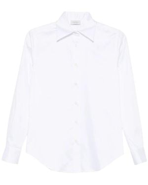 Mazzarelli Long-Sleeve Button-Up Shirt - White