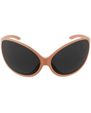 Balenciaga Eyewear Phantom Round Sunglasses - White