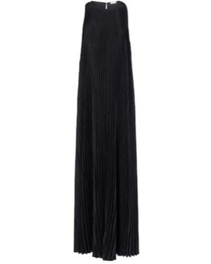 JOSEPH Chenes Pleated Halterneck Maxi Dress - Black