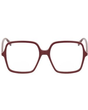 Gucci Eyewear Oversized Square Frame Glasses - White