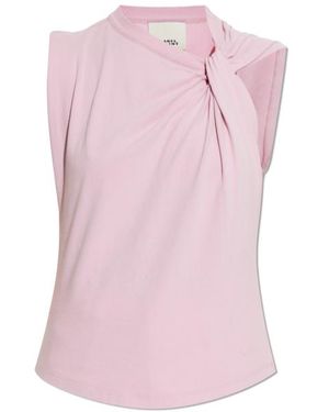 Isabel Marant Knot Sleeveless Blouse - Pink