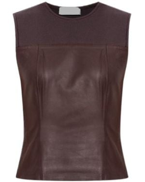 Samsøe & Samsøe Sleeveless Tops - Brown