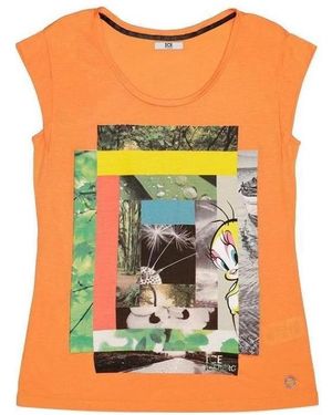Iceberg Round-Necked Logo T-Shirt - Orange