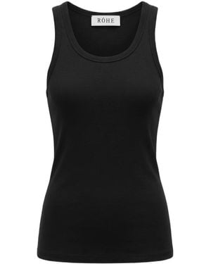 Rohe Scoop Neck Vest - Black