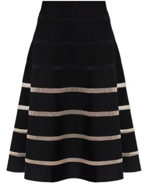 Balmain Midi Skirts - Black