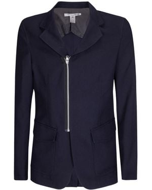 Comme des Garçons Comme Des Garçons Shirt Zipped Jacket - Blue