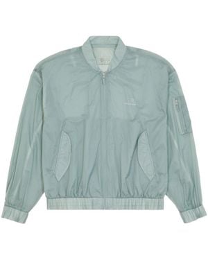 MM6 MAISON MARGIELA X SALOMON Numbers-Printed Zipped Bomber Jacket - Blue