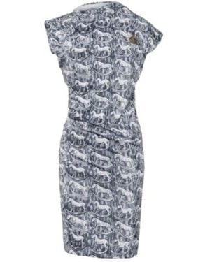 Vivienne Westwood Hebo Draped Dress - Grey