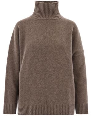 Weekend by Maxmara Long-Sleeve Knit Top - Brown