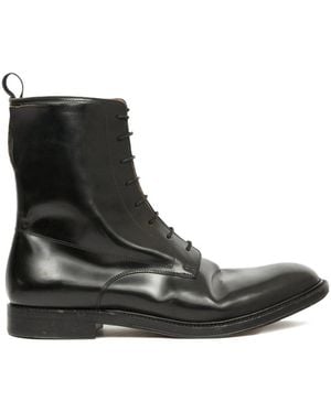 Maison Margiela Loved To Death Lace-Up Boots - Black