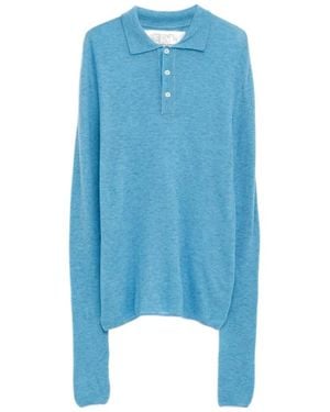 ERL Buttoned Polo Shirt - Blue