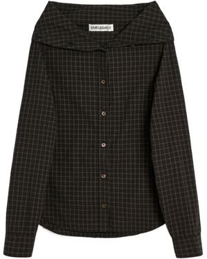 Our Legacy Peplum-Hem Blouse - Black