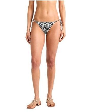 Tory Burch Logo-Print Bikini - Orange