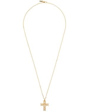 Emanuele Bicocchi Reissue Notre-Dame Cross Necklace - White