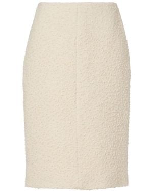 The Row Malva Wool Midi Skirt - Natural