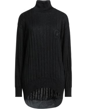 Balenciaga Turtleneck Knit Sweater - Black