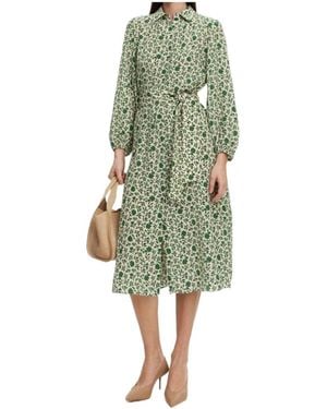 Weekend by Maxmara Patterned Dress - Green